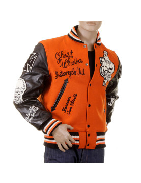 Ghost Wheelers Letterman Varsity Jacket