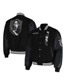 Ghostface Scream Horror Scary Slasher Varsity Jacket