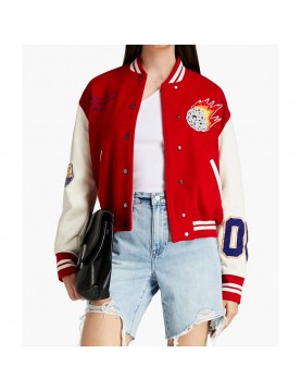 Gigi Hadid Meteor Shower Varsity Jacket