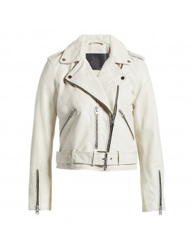 Gina Kirschenheiter The Real Housewives of Orange County Off White Leather Jacket