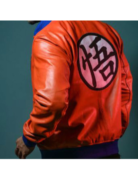 Goku Bomber Leather Jacket