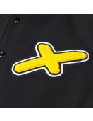 Golden Bear Pikachu Black Varsity Jacket