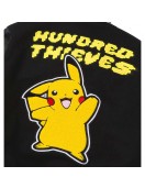 Golden Bear Pikachu Black Varsity Jacket