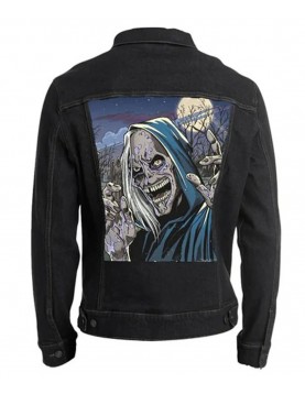 Halloween Creepshow Black Denim Jacket