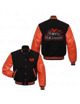 Happy Halloween Letterman Jacket