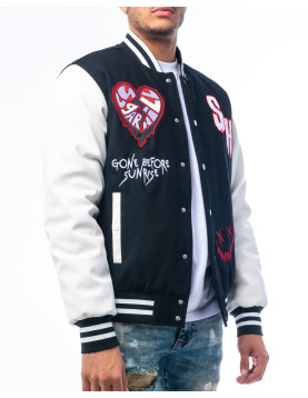 Heart Break Letterman Varsity Jacket