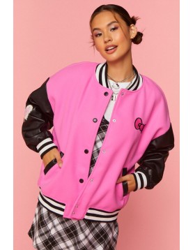 Hello Kitty &amp; Friends Pink Varsity Jacket