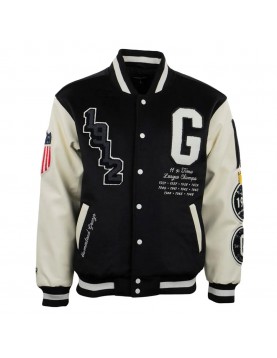 Homestead Grays Vintage Black/White Varsity Jacket