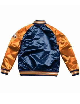 Houston Astros Blue And Orange Satin Jacket