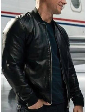 Infinite 2020 Mark Wahlberg Leather Bomber Jacket