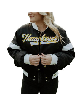 Iowa Hawkeyes Miles Swipe Varsity Jacket