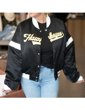 Iowa Hawkeyes Miles Swipe Varsity Jacket