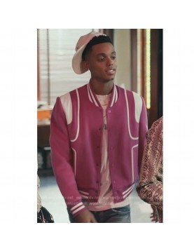 Jabari Banks Bel-Air Gamble Varsity Jacket