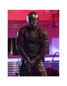 John Diggle Arrow Season 6 David Ramsey Leather Jacket