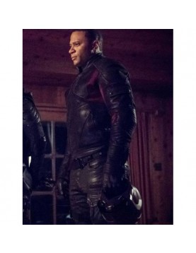 John Diggle Arrow Season 6 David Ramsey Leather Jacket