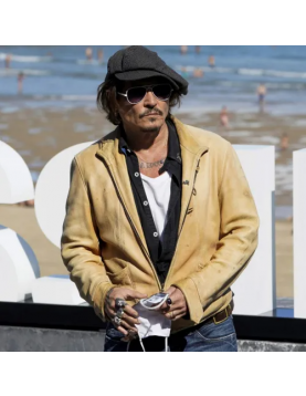 Johnny Depp Crock of Gold Few Rounds Leather Jacket