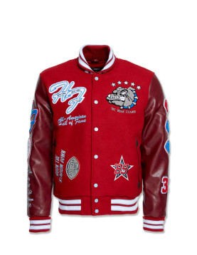 Jordan Craig Canton Red Varsity Jacket (hall Of Fame)