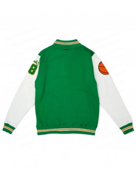 Joseph Quinn Stranger Things S04 Eddie Munson Green Wool Letterman Jacket