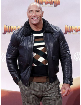 Jumanji The Next Level Premiere Dwayne Johnson Jacket