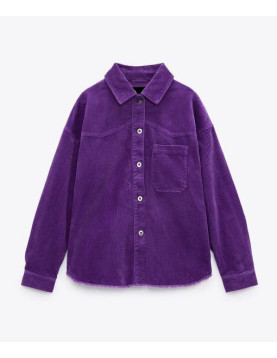 Kamala Khan Purple Corduroy Jacket