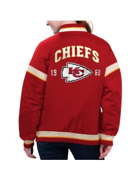 Kansas City Chiefs Tournament Red Varsity Jacket