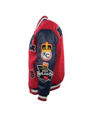 Kansas City Monarchs Red and Navy Varsity Jacket