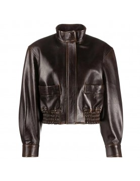 Kennedy Mcmann Nancy Drew Aviator Leather Jacket