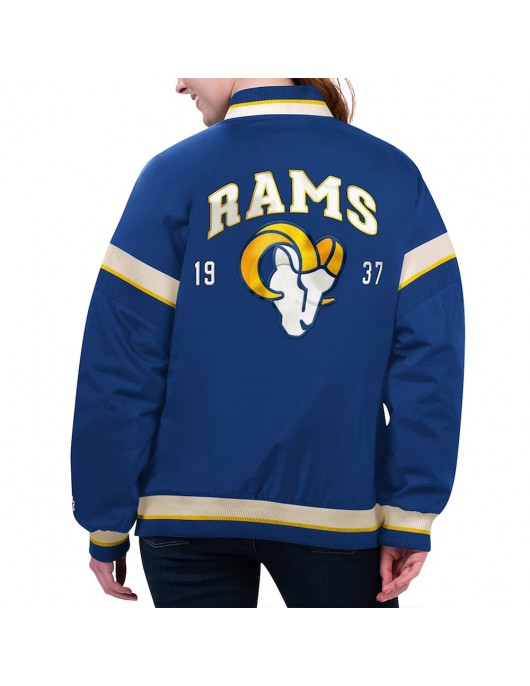 LA Rams Tournament Royal Varsity Jacket