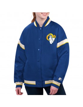 LA Rams Tournament Royal Varsity Jacket