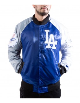 Los Angeles Dodgers Tri-Color Satin Jacket