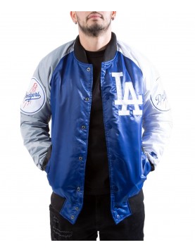 Los Angeles Dodgers Tri-Color Satin Jacket