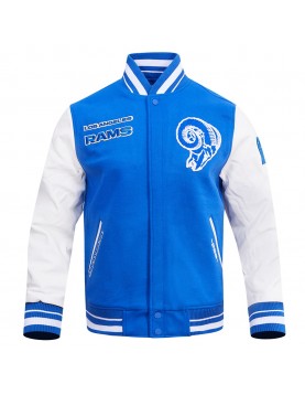 Los Angeles Rams Retro Classic Blue Varsity Jacket