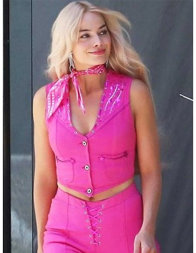 Margot Robbie Barbie Pink Vest