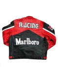 Marlboro Racing Black Leather Jacket