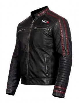 Mass Effect N7 Commander Shepard Leather Jacket