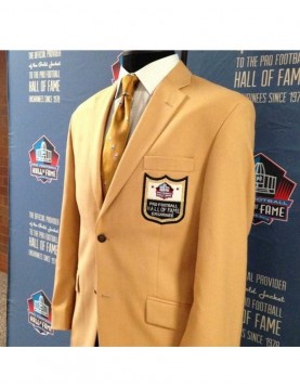 Men NFL Hall Of Fame Golden Jacket