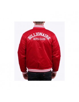 Men's Billionaire Boys Club Red Satin Jacket