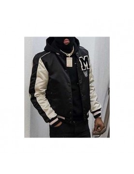 Men's Boogie Wit Da Hoodie Letterman Bomber Jacket