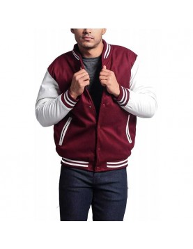 Men's Letterman Baseball Varsity Jacket