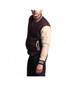 Men's Letterman Baseball Varsity Jacket