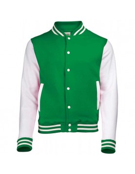 Men's Lightweight Varsity Rib Knit Bomber Jacket