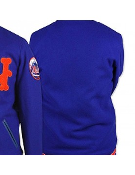 Men's New York NY Mets Blue Wool Jacket