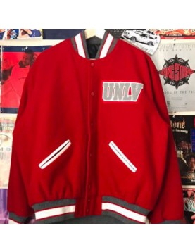 Men's UNLV Letterman Varsity Wool Jacket