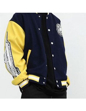 Men's Varsity CZ Editorial Department Baseball Wool Jacket