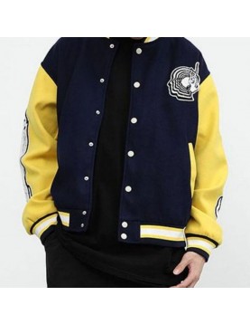 Men's Varsity CZ Editorial Department Baseball Wool Jacket