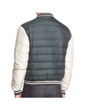 Men's Varsity Moncler Puffer Bomber Jacket