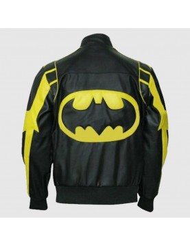 Mens Batman Arkham Knight Leather Jacket Costume