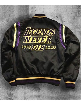 Mens Mamba Black Varsity Jacket