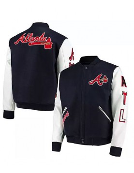 Men’s Atlanta Braves ATL Letterman Jacket