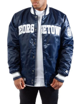 Men’s Georgetown Blue Bomber Jacket